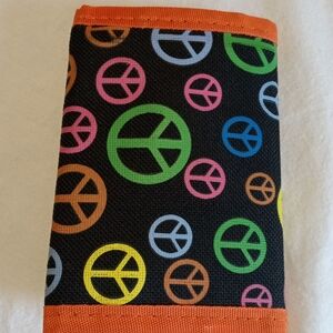 Colorful Peace Sign Wallet
